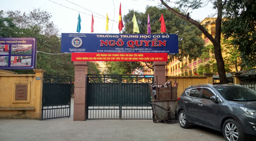 TRƯỜNG THCS NGÔ QUYỀN - HAI BÀ TRƯNG - HÀ NỘI