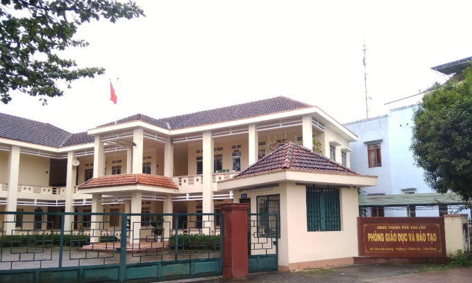 DEPARTMENT OF EDUCATION OF BẢO LỘC CITY - LÂM ĐỒNG