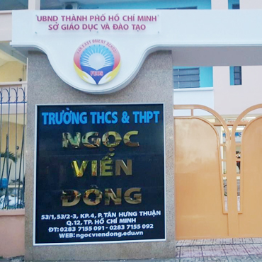 TRƯỜNG THCS & THPT NGỌC VIỄN ĐÔNG - Sài Gòn 